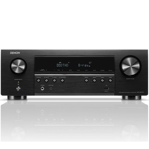 Main product image for Denon AVR-S670H 5.2 Channel Full 8K Ultra HD AV Receiver with 3D Audio 75 Watts per Channel245-4006